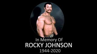WWE Rocky Johnson Tribute (1944-2020)