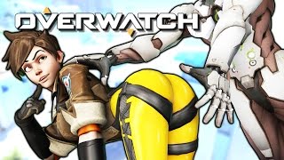 НАКАЗАЛ ШАЛУНЬЮ! ОТШЛЕПАЛ ПО ПОПКЕ! - Overwatch
