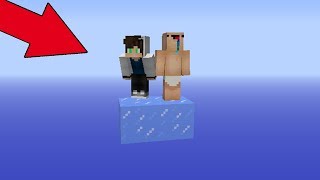 КАК ВЫЖИТЬ НУБУ НА 1 БЛОКЕ ЛЬДА В МИРЕ  В МАЙНКРАФТ?КАК ВЫЖИТЬ В MINECRAFT?ТРОЛЛИНГ ЗАЩИТА МУЛЬТИК