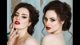 Макияж на новый год  Как нарисовать кошачий глаз. Видеоурок  Cat eye make up tutorial