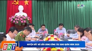 Huyện Đất Đỏ sẵn sàng công tác giao quân năm 2020