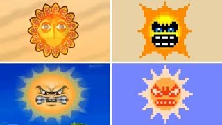Evolution of - Angry Sun in Mario Games