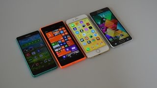 iPhone 6 vs Galaxy Alpha vs Z3 Compact vs Lumia 735 | Confronto da HDblog