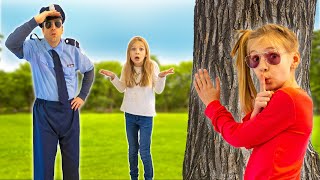 Amelia and Avelina catch a thief and eat pancakes, funny story for kids