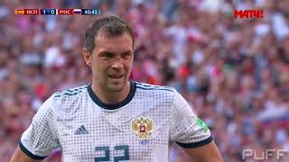 РОССИЯ ИСПАНИЯ! 1-1 4-3 АКИНФЕЕВ ГЕРОЙ МАТЧА! ДЗЮБА ПЕНАЛЬТИ