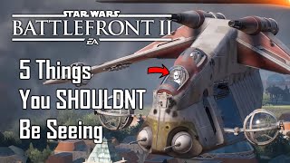 Battlefront 2 - 5 Things You SHOULDN'T Be Seeing #1!! (Beta)