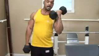 Flexii cu Gantera - Exercitii pentru biceps
