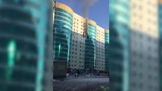 Пожар в центре Астаны: Спасены двое детей
