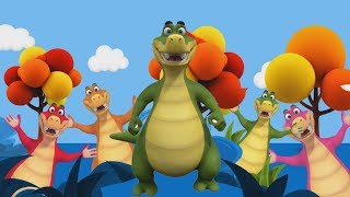 Dus Chote Magarmach | Ten Little Crocodiles | Booga Boo | Hindi Nursery Rhymes | Kids TV India