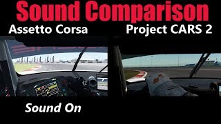 Project CARS 2 vs Assetto Corsa's Fonsecker Mod Sound Comparison (Porsche 911 RSR 2017)
