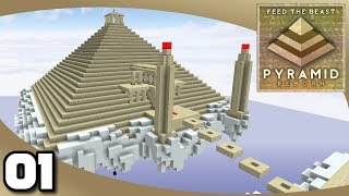 FTB Pyramid Reborn - Ep. 1: A New Challenge! | Minecraft Modded Survival Challenge Map