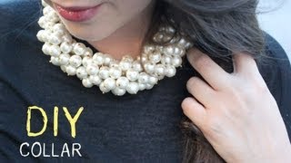 DIY Collar de perlas inspiración Chanel / DIY Pearl Necklace