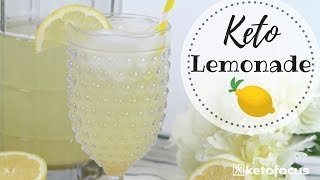 How to make the BEST Keto Lemonade | Sugar Free Lemonade