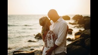 Phuket Thailand Vow Renewal on Kata & Karon Beach - Couple Boho Beach Wedding