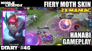 HANABI FIERY MOTH STARLIGHT SKIN GAMEPLAY!! + BIRTHDAY BASH SKIN GIVEAWAY EVENT!! - MLBB DIARY 45