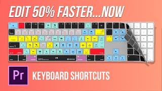 HOW to edit 50% FASTER | Adobe Premiere Pro Keyboard Shortcuts |  Editors Keys