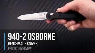 Benchmade 940-2 G10 Osborne Design AXIS Lock Folding Knife Overview