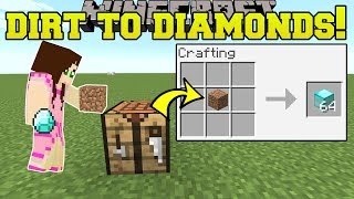 Minecraft: DIRT TO DIAMONDS!! (ULTIMATE CHEATING!!!) Mod Showcase