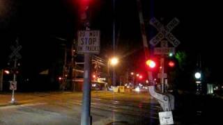 CSX Crossing at Night