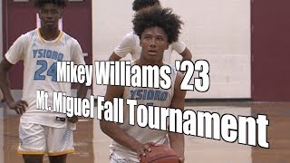 Mikey Williams '23, Mt. Miguel Fall Tournament, 10/27/19