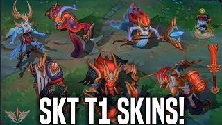 NEW SKT T1 SKINS 2017 IN GAME! - SKT T1 Worlds 2016 SKINS IN GAME | SKT T1 Replays