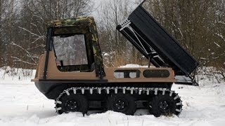 Гусеничный самодельный вездеход  (самоделка)