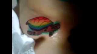 Tattoo de Aysha - Tortuga en la Vagina