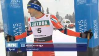 Her forsøker Northug å psyke ut Brandsdal