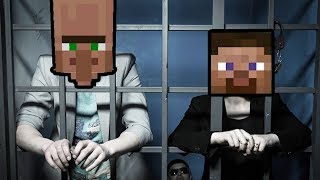 Я СБЕЖАЛ ИЗ ПОЛИЦЕЙСКОГО УЧАСТКА В МАЙНКРАФТ 100% ТРОЛЛИНГ ЛОВУШКА MINECRAFT ПОБЕГ ОТ КОПОВ В МАЙН