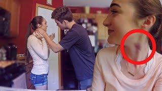 HICKEY PRANK ON BOYFRIEND! *Gone Wrong*