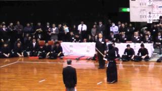 第５８回全日本学生剣道優勝大会－３回戦－　筑波大学vs國士舘大学