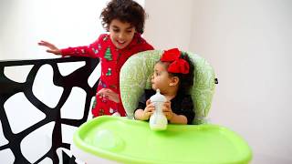 I drink my little sister's bottle - شربت رضاعة اختي الصغيرة - les boys tv