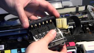 HP Photosmart C5180 - Disassembly & Head Cleaning