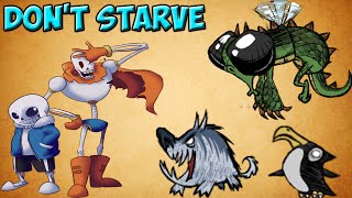 Necros и Dantekris | Sans и Papyrus против Драконьей Мухи | Don't Starve Together