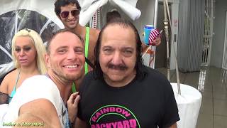 WET T SHIRT CONTEST at DANTE POOL PARTY in KEY WEST  for FANTASY FEST with RON JEREMY