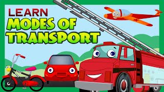 Modes of Transport for Children | Kids Learning | Kids Hut
