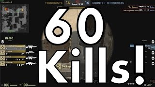 CHEATER goes all out to bring team back! CS:GO OVERWATCH!