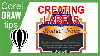 Creating labels using the Interactive Contour tool in CorelDraw
