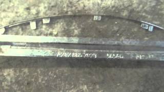 Хром решетки бампера слева w212 Mercedes E class a2128852921, 2128852921