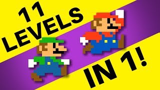 Explore 11 Different Level Types in this Single Super Mario Maker 2 Level!