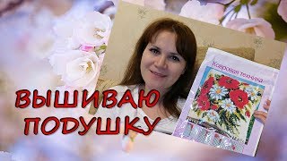 Ковровая вышивка. Подушки на страмине. Начало нового процесса или хождение ПО МУКАМ ?