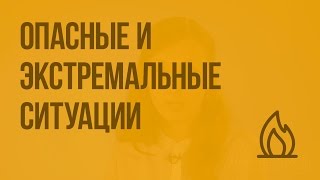 Опасные и экстремальные ситуации. Что к ним приводит? Видеоурок по ОБЖ 6 класс