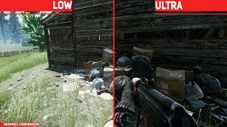 Escape From Tarkov | Low vs. Ultra | GRAPHICS COMPARISON