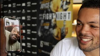 'YOU WONT PAY ME THE MONEY' - DERECK CHISORA FACE TIMES JOE JOYCE IN MIDDLE OF INTERVIEW