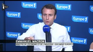 Emmanuel Macron: les "illettrées de Gad" - CSD