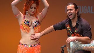 NEW!!! BELLYDANCE DRUM SOLO | Oxana Bazaeva and Artem Uzunov (Solo tabla)