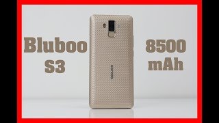 Bluboo S3 Unboxing - 8500 mAh Battery - Impressive Display