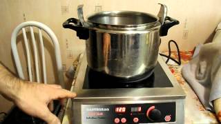 Мини-обзор индукционной плиты для винокурения. Gastrorag TZBT-350B