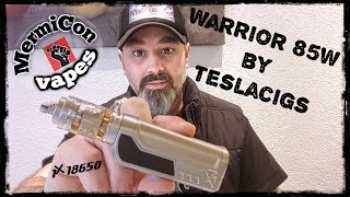 Warrior 85w mod by Tesla cigs “Ελληνική Παρουσίαση” “Greek review“