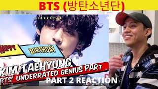 BTS | Kim Taehyung (V) BTS' Underrated Genius | PART 2 OF 2 | REACTION VIDEO BY REACTIONS UNLIMITED